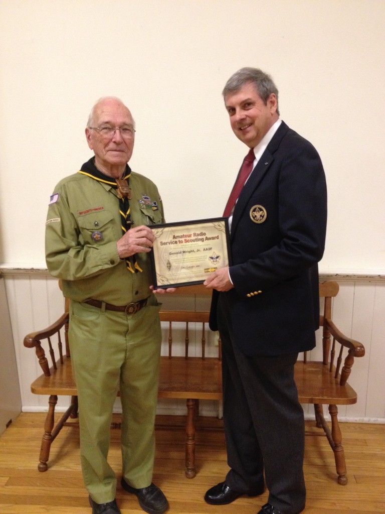 AA2F Service to Scouting Award